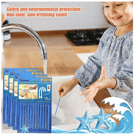 12 Pcs Sani Sticks Drain Cleaner & Odor Remover - THELOOTSALE