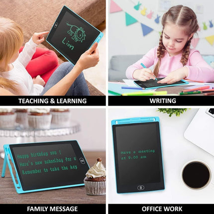 8.5-inch LCD Drawing Writing Tablet for Kids with Pen | Erasable Colorful E-writer Digital Memo Pad - THELOOTSALE