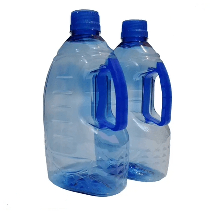 Durable Hard Plastic 2L Capacity Fridge Water Bottle with Handle - THELOOTSALE