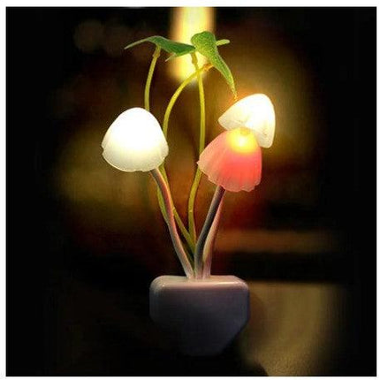 LED Mushroom Night Light Lamp with Automatic Sensor Control - THELOOTSALE