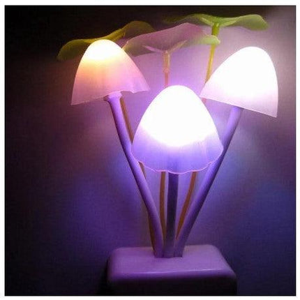 LED Mushroom Night Light Lamp with Automatic Sensor Control - THELOOTSALE