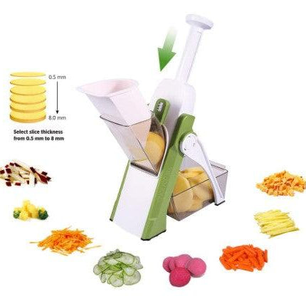 Manual Vegetables Potatoes Onions Salad Mandoline Cutter Slicer Chopper - THELOOTSALE