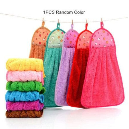 Micro-fibre Hanging Multicolor Kitchen Towel - THELOOTSALE