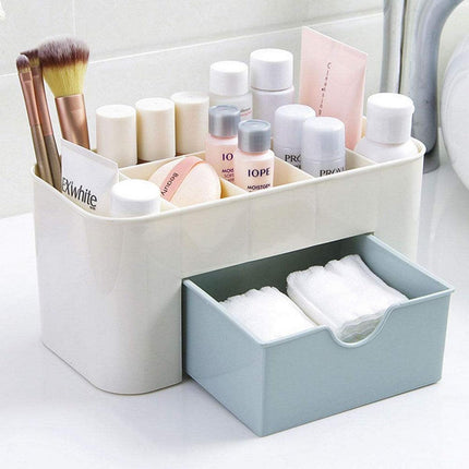 Multi-Storage Colorful Cosmetic Makeup Storage Box Organizer | Small Drawer Jewelry Case Home Organizer - THELOOTSALE