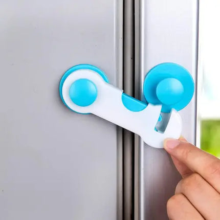 Pack of 2 - Baby Safety Locks Child Proof Cabinets, Drawers, Appliances, Toilet Seat, Fridge and Oven - THELOOTSALE
