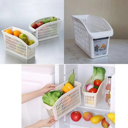 Pack of 2 Maxware Household Kitchen Refrigerator Organizer Basket - THELOOTSALE