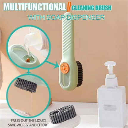 Press-Type Soft Bristled Liquid Filling Shoes Clothes Cleaning Brush - THELOOTSALE