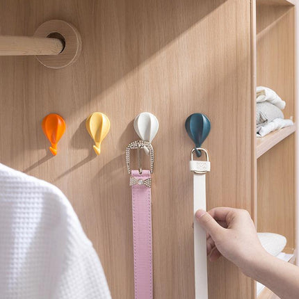 Self-Adhesive Colourful Clothes Accessories Hanging Air Balloon Hook - THELOOTSALE