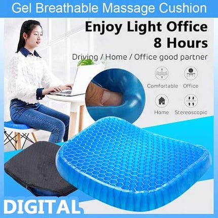 Silicone Gel Egg Seat Cushion Sitter | Soft Silicone Sitter |Pain Relief Breathable | Honeycomb Design Pressure Support - THELOOTSALE