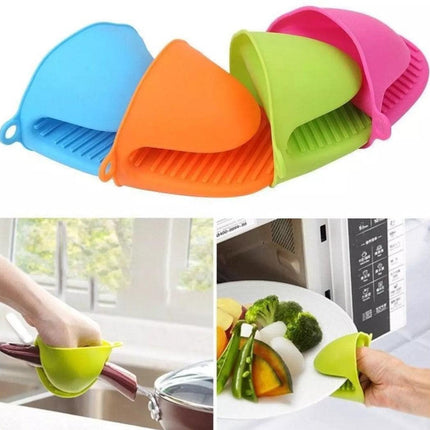 Silicone Heat-Resistant Oven Pot Holder Mitt Gloves - THELOOTSALE