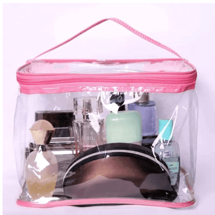 Transparent Waterproof Toiletry Makeup Cosmetic Storage Organizer - THELOOTSALE