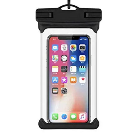 Underwater Waterproof Rainproof Mobile Case PVC Bag Transparent Touch Screen Premium Cell Phone Pouch Cover For Travel Hiking Rainy Season Monsoon - THELOOTSALE
