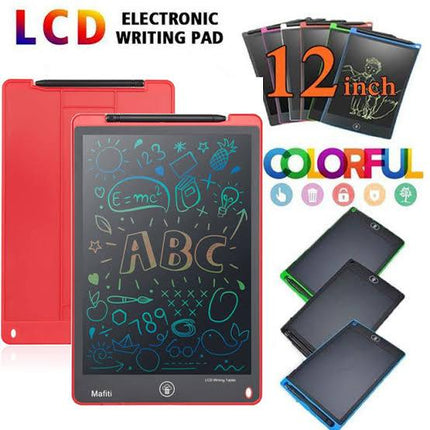 12 inch Kids Writting Tablet multicolor - THELOOTSALE