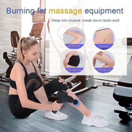 Vibration Therapy and Fitness Fascial Gun Muscle Massager for Relaxation and Recovery - High Quality Fitness Percussive