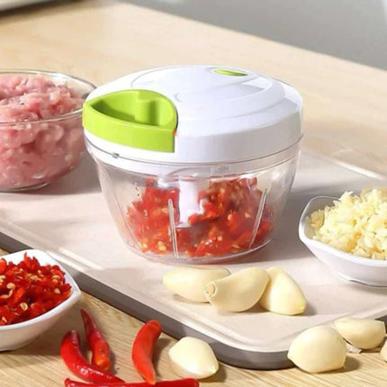 3-Blade Stainless Steel Nicer Dicer Plus Speedy Food Chopper - THELOOTSALE