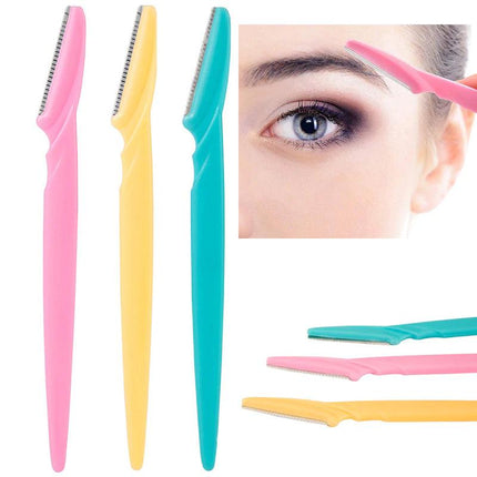 3 Pcs Tinkle Women Eyebrow Shaper Razor Trimmer Facial Hair Remover - THELOOTSALE