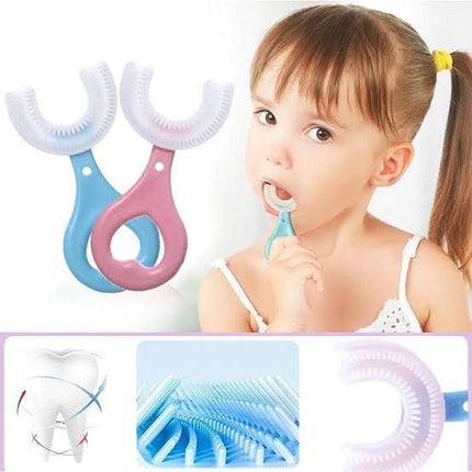 360° U-shaped Baby Cleaning Toothbrush - THELOOTSALE