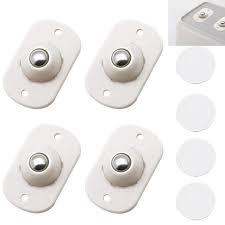4 Pcs set Self-adhesive Universal Pulley For Kitchen Dustbin Storage Box Bottom Steering Wheel Swivel Casters Wheel Rack Roller Special Hardware Tool - THELOOTSALE