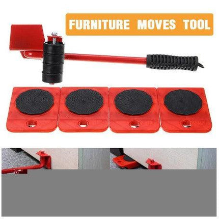 4-Wheeled Heavy Furniture Object Lifter Mover Roller - THELOOTSALE