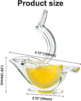 Acrylic Handheld Bird Shape Lemon Orange Citrus Press Juicer Squeezer - THELOOTSALE