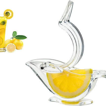 Acrylic Handheld Bird Shape Lemon Orange Citrus Press Juicer Squeezer - THELOOTSALE