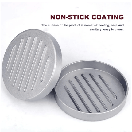Aluminum Non-Stick Meat Beef Grill DIY Burgers Mould Press - THELOOTSALE