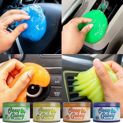 Car Cleaning Gel for Universal Slime Cleaner for Keyboard Auto Interior Vent Laptop Electronics Dust Cleaning Mud Detailing Putty Reusable Jelly Silicone Magic Gel - THELOOTSALE