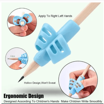 Children Two Finger Ergonomic Posture Pencil Grip Holder - THELOOTSALE