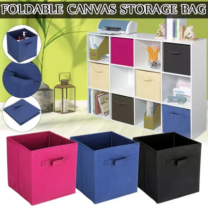 Collapsible Foldable Square Toy Storage Box Organizer - THELOOTSALE