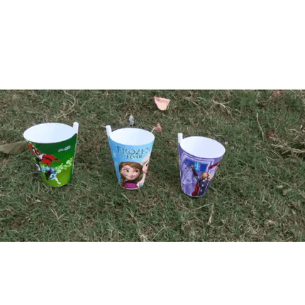 Colorful Portable Kids Water Milk Juice Sipper Cup with Attached Straw | Cartoon Cups for Boys and Girls - THELOOTSALE