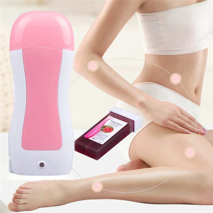 Electric Depilatory Roll On Wax Heater Roller Hair Removal Depilation Machine - THELOOTSALE