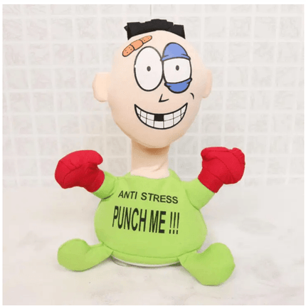 Electronic Punch Me Anti-Stress Stuffed Toy | Stress Relief Soft Plush Toy | Punching And Screaming Sound Stuffed Toy - THELOOTSALE