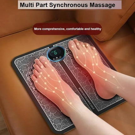 EMS Rechargeable Foldable Feet Massager Pad Machine - THELOOTSALE