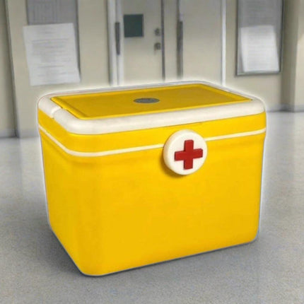 Family Emergency Medicine First Aid Storage Box Kit with Divider Tray - THELOOTSALE