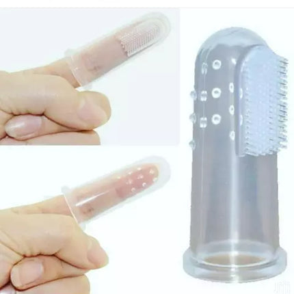 Finger Toothbrush Baby Tongue Brush Teeth Soft Silicon Material - THELOOTSALE