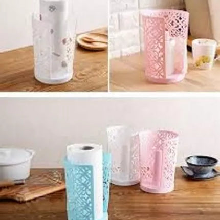 Flora Tissue Roll Paper Holder | High Class Plastic Material Flower Design - THELOOTSALE