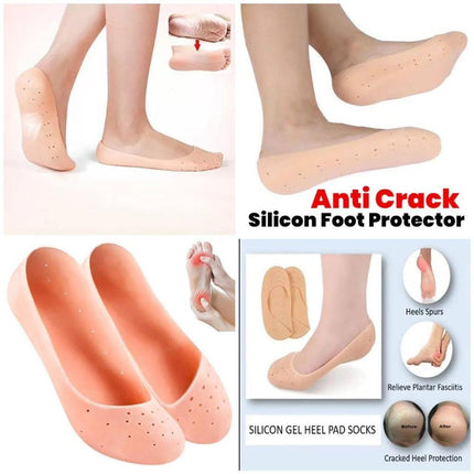 Full Soft Silicone Heel Anti Crack Care Set - THELOOTSALE