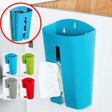 Garbage Bag Holder/Grocery Bag Holder/Plastic Bag Holder/Dispenser/Saver/Storage Box, Wall Mount or Table Top, Kitchen Organizer Home Supplies - THELOOTSALE