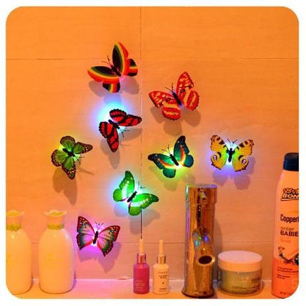Glow In The Dark LED Butterfly Night Light - THELOOTSALE