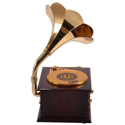 Gramophone Shaped Classic Vintage Music Box Hand Crank Type Music Box Movement DIY Romantic Christmas Present Drop Shipping - THELOOTSALE