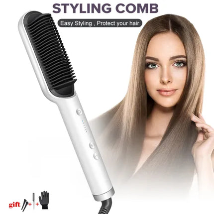 Hair Styling Comb Straightener - THELOOTSALE