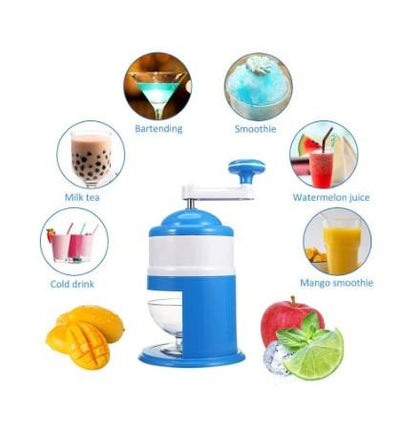 Handheld Manual Ice Crusher | Snow Cone And Gola Maker - THELOOTSALE