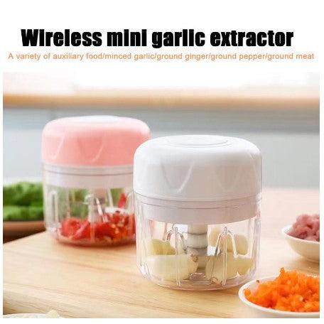 Handheld Mini Food Chopper Wireless Electric Garlic Mincer Food Processor  Vegetable Grinder Kitchen Tool – THELOOTSALE