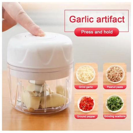 Handheld Mini Food Chopper Wireless Electric Garlic Mincer Food Processor Vegetable Grinder Kitchen Tool - THELOOTSALE