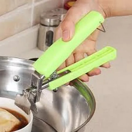 Hot Dish Plate Bowl Clip | Hot Bowl Holder | Dish Clamp Pot Pan Gripper Clip | Silicone Handle Kitchen Tool - THELOOTSALE