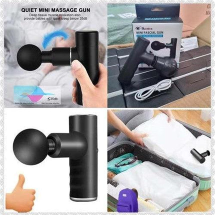 Imported Deep Tissue Massager Facial Massage Gun Rechargeable Massager Physiotherapy (RM-806) - THELOOTSALE