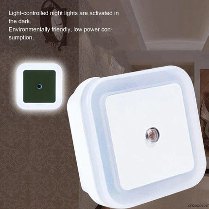 Intelligent LED Induction Lamp Square Shape Wall Light Night Light Automatic Switch Light Sensor Bedroom Household Supplies - THELOOTSALE