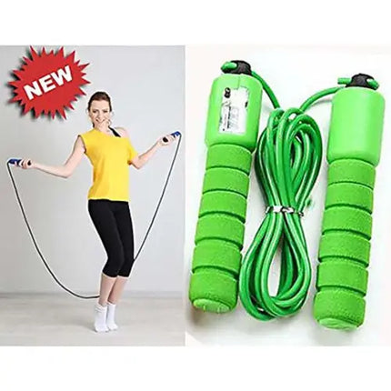 Jumping Fitness Exercise Skipping Rope with Analog Counter - THELOOTSALE
