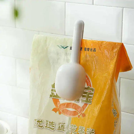 Kitchen Shovel Bucket-Shaped Spon With Bag Seal Clip, Multi-Functional Rice Spon Ice Cream Spon, Seal clip bag - THELOOTSALE