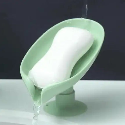 Leaf Shape Soap Box Drain Soap Holder | Bathroom Shower Soap Holder - THELOOTSALE